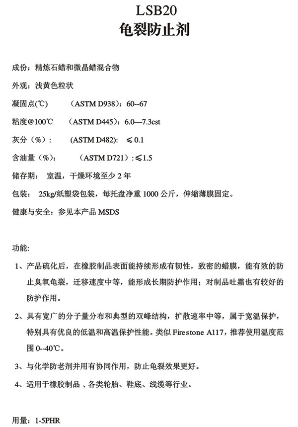 防护蜡LSB20龟裂防止剂-锐巴化工